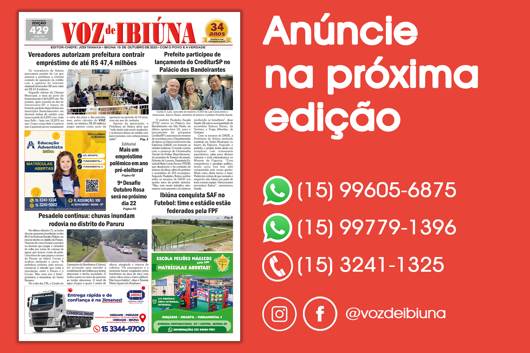 Edição 300 - Jornal VOZ de IBIÚNA by VOZ de IBIUNA - Issuu