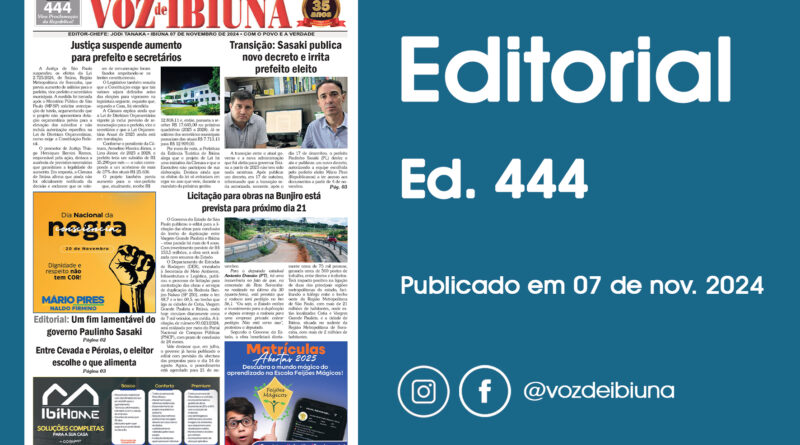 Um fim lamentável do governo Paulinho Sasaki